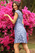 Poppy Dress- Blue Lace
